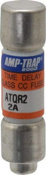 Ferraz Shawmut - 300 VDC, 600 VAC, 2 Amp, Time Delay General Purpose Fuse - Clip Mount, 1-1/2" OAL, 100 at DC, 200 at AC kA Rating, 13/32" Diam - All Tool & Supply