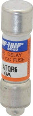 Ferraz Shawmut - 300 VDC, 600 VAC, 6 Amp, Time Delay General Purpose Fuse - Clip Mount, 1-1/2" OAL, 100 at DC, 200 at AC kA Rating, 13/32" Diam - All Tool & Supply