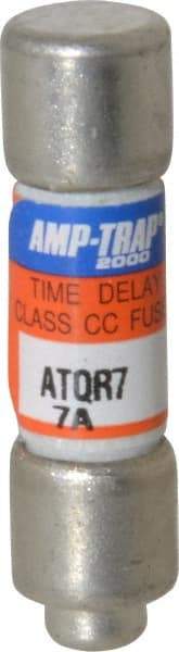 Ferraz Shawmut - 300 VDC, 600 VAC, 7 Amp, Time Delay General Purpose Fuse - Clip Mount, 1-1/2" OAL, 100 at DC, 200 at AC kA Rating, 13/32" Diam - All Tool & Supply