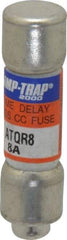 Ferraz Shawmut - 300 VDC, 600 VAC, 8 Amp, Time Delay General Purpose Fuse - Clip Mount, 1-1/2" OAL, 100 at DC, 200 at AC kA Rating, 13/32" Diam - All Tool & Supply