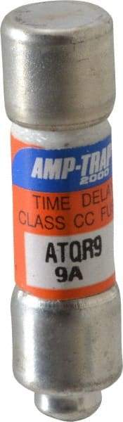 Ferraz Shawmut - 300 VDC, 600 VAC, 9 Amp, Time Delay General Purpose Fuse - Clip Mount, 1-1/2" OAL, 100 at DC, 200 at AC kA Rating, 13/32" Diam - All Tool & Supply