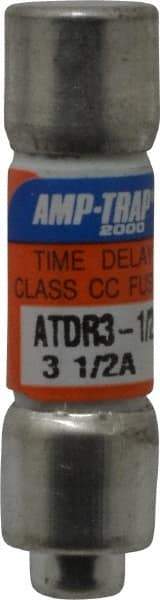 Ferraz Shawmut - 300 VDC, 600 VAC, 3.5 Amp, Time Delay General Purpose Fuse - Clip Mount, 1-1/2" OAL, 100 at DC, 200 at AC kA Rating, 13/32" Diam - All Tool & Supply