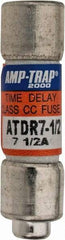 Ferraz Shawmut - 300 VDC, 600 VAC, 7.5 Amp, Time Delay General Purpose Fuse - Clip Mount, 1-1/2" OAL, 100 at DC, 200 at AC kA Rating, 13/32" Diam - All Tool & Supply