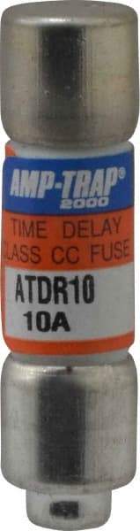 Ferraz Shawmut - 300 VDC, 600 VAC, 10 Amp, Time Delay General Purpose Fuse - Clip Mount, 1-1/2" OAL, 100 at DC, 200 at AC kA Rating, 13/32" Diam - All Tool & Supply