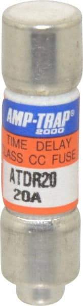 Ferraz Shawmut - 300 VDC, 600 VAC, 20 Amp, Time Delay General Purpose Fuse - Clip Mount, 1-1/2" OAL, 100 at DC, 200 at AC kA Rating, 13/32" Diam - All Tool & Supply