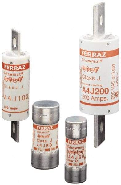 Ferraz Shawmut - 300 VDC, 600 VAC, 250 Amp, Fast-Acting General Purpose Fuse - Clip Mount, 7-1/8" OAL, 100 at DC, 200 at AC kA Rating, 2-1/8" Diam - All Tool & Supply