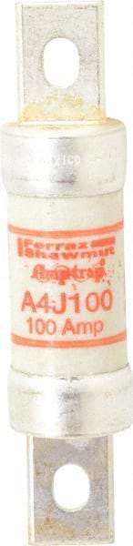 Ferraz Shawmut - 300 VDC, 600 VAC, 100 Amp, Fast-Acting General Purpose Fuse - Clip Mount, 4-5/8" OAL, 100 at DC, 200 at AC kA Rating, 1-1/8" Diam - All Tool & Supply