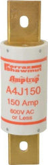 Ferraz Shawmut - 300 VDC, 600 VAC, 150 Amp, Fast-Acting General Purpose Fuse - Clip Mount, 5-3/4" OAL, 100 at DC, 200 at AC kA Rating, 1-5/8" Diam - All Tool & Supply