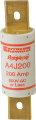 Ferraz Shawmut - 300 VDC, 600 VAC, 200 Amp, Fast-Acting General Purpose Fuse - Clip Mount, 5-3/4" OAL, 100 at DC, 200 at AC kA Rating, 1-5/8" Diam - All Tool & Supply