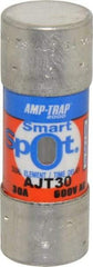 Ferraz Shawmut - 500 VDC, 600 VAC, 30 Amp, Time Delay General Purpose Fuse - Clip Mount, 2-1/4" OAL, 100 at DC, 200 at AC, 300 (Self-Certified) kA Rating, 13/16" Diam - All Tool & Supply