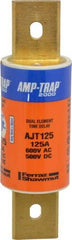 Ferraz Shawmut - 500 VDC, 600 VAC, 125 Amp, Time Delay General Purpose Fuse - Clip Mount, 5-3/4" OAL, 100 at DC, 200 at AC, 300 (Self-Certified) kA Rating, 1-5/8" Diam - All Tool & Supply