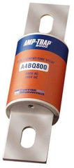 Ferraz Shawmut - 500 VDC, 600 VAC, 800 Amp, Time Delay General Purpose Fuse - Bolt-on Mount, 10-3/4" OAL, 100 at DC, 200 at AC, 300 (Self-Certified) kA Rating, 2-1/2" Diam - All Tool & Supply