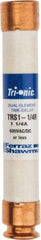 Ferraz Shawmut - 600 VAC/VDC, 1.25 Amp, Time Delay General Purpose Fuse - Clip Mount, 127mm OAL, 20 at DC, 200 at AC kA Rating, 13/16" Diam - All Tool & Supply