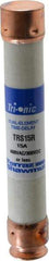 Ferraz Shawmut - 300 VDC, 600 VAC, 15 Amp, Time Delay General Purpose Fuse - Clip Mount, 127mm OAL, 20 at DC, 200 at AC kA Rating, 13/16" Diam - All Tool & Supply