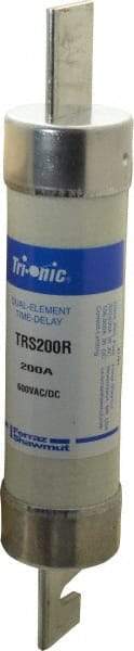 Ferraz Shawmut - 600 VAC/VDC, 200 Amp, Time Delay General Purpose Fuse - Clip Mount, 9-5/8" OAL, 100 at DC, 200 at AC kA Rating, 1-13/16" Diam - All Tool & Supply