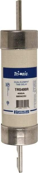 Ferraz Shawmut - 600 VAC/VDC, 400 Amp, Time Delay General Purpose Fuse - Clip Mount, 11-5/8" OAL, 100 at DC, 200 at AC kA Rating, 2-9/16" Diam - All Tool & Supply