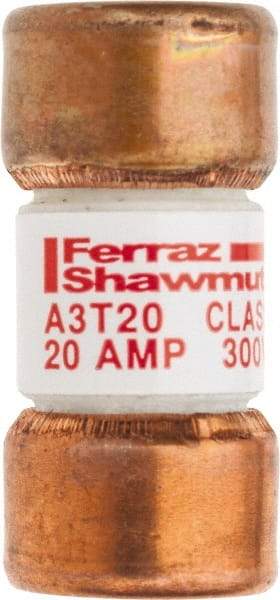 Ferraz Shawmut - 160 VDC, 300 VAC, 20 Amp, Fast-Acting General Purpose Fuse - Clip Mount, 7/8" OAL, 200 at AC, 50 at DC kA Rating, 13/32" Diam - All Tool & Supply