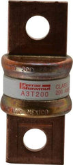 Ferraz Shawmut - 160 VDC, 300 VAC, 200 Amp, Fast-Acting General Purpose Fuse - Bolt-on Mount, 2-7/16" OAL, 200 at AC, 50 at DC kA Rating, 1-1/16" Diam - All Tool & Supply