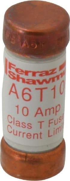 Ferraz Shawmut - 300 VDC, 600 VAC, 10 Amp, Fast-Acting General Purpose Fuse - Clip Mount, 1-1/2" OAL, 100 at DC, 200 at AC kA Rating, 9/16" Diam - All Tool & Supply