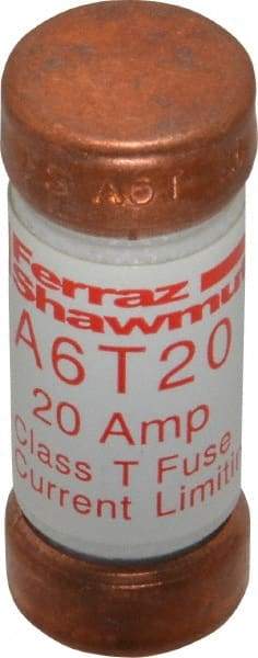 Ferraz Shawmut - 300 VDC, 600 VAC, 20 Amp, Fast-Acting General Purpose Fuse - Clip Mount, 1-1/2" OAL, 100 at DC, 200 at AC kA Rating, 9/16" Diam - All Tool & Supply