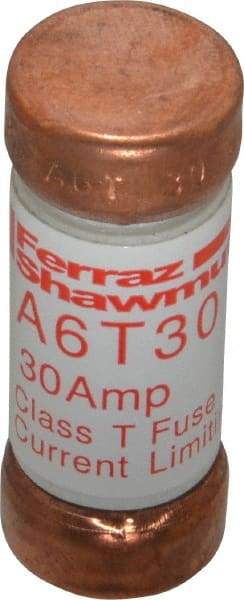 Ferraz Shawmut - 300 VDC, 600 VAC, 30 Amp, Fast-Acting General Purpose Fuse - Clip Mount, 1-1/2" OAL, 100 at DC, 200 at AC kA Rating, 9/16" Diam - All Tool & Supply