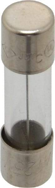 Ferraz Shawmut - 125 VAC, 6 Amp, Fast-Acting Miniature Glass Fuse - Clip Mount, 1" OAL, 10 at AC kA Rating, 1/4" Diam - All Tool & Supply