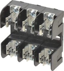 Ferraz Shawmut - 3 Pole, 250 VAC/VDC, 30 Amp, Screw Mount Fuse Block - 3 Inch Long x 3 Inch Wide x 1.38 Inch High Block - All Tool & Supply