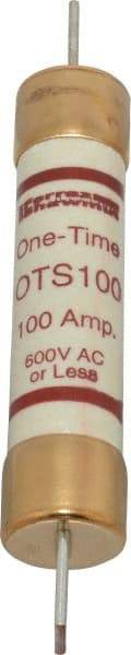 Ferraz Shawmut - 300 VDC, 600 VAC, 100 Amp, Fast-Acting General Purpose Fuse - Clip Mount, 7-7/8" OAL, 20 at DC, 50 at AC kA Rating, 1-5/16" Diam - All Tool & Supply