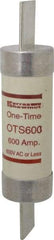 Ferraz Shawmut - 300 VDC, 600 VAC, 600 Amp, Fast-Acting General Purpose Fuse - Clip Mount, 13-3/8" OAL, 20 at DC, 50 at AC kA Rating, 3-1/8" Diam - All Tool & Supply