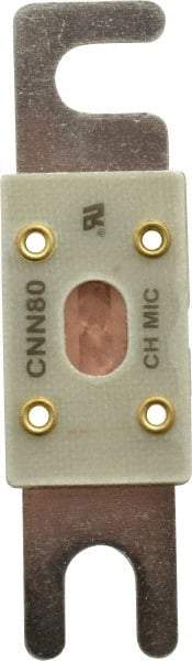 Ferraz Shawmut - 80 Amp Visible Link Flat Forklift & Truck Fuse - 125VAC, 48VDC, 3.18" Long x 0.75" Wide, Littelfuse CNN80, Bussman ANN80, Ferraz Shawmut CNN80 - All Tool & Supply