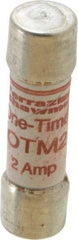 Ferraz Shawmut - 250 VAC, 2 Amp, Fast-Acting General Purpose Fuse - Clip Mount, 1-1/2" OAL, 10 at AC kA Rating, 13/32" Diam - All Tool & Supply