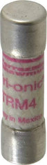 Ferraz Shawmut - 250 VAC, 4 Amp, Time Delay General Purpose Fuse - Clip Mount, 1-1/2" OAL, 10 at AC kA Rating, 13/32" Diam - All Tool & Supply