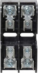 Ferraz Shawmut - 2 Pole, 10 to 14 AWG, 600 VAC/VDC, 30 Amp, DIN Rail Mount, Screw Mount Fuse Block - 13/32 Inch Diameter x 1-1/2 Inch Fuse Length, 3.04 Inch Long x 1.6 Inch Wide x 1.31 Inch High Block - All Tool & Supply