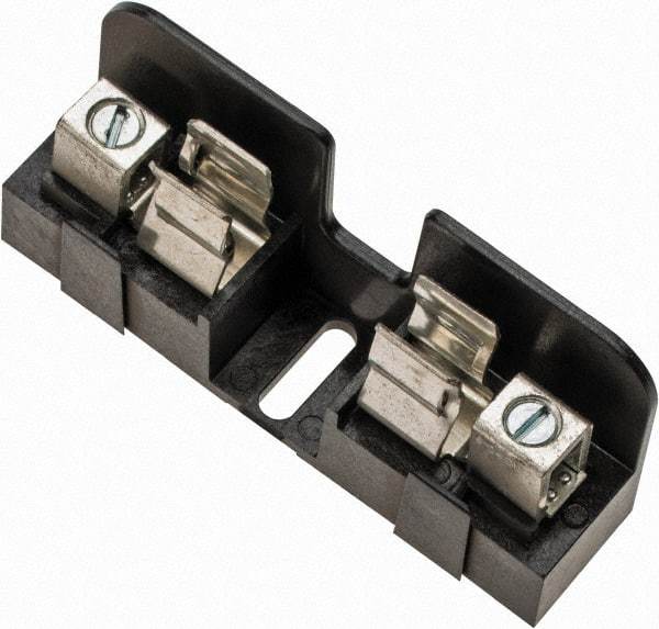 Ferraz Shawmut - 14 to 6 AWG, 600 VAC/VDC, 30 Amp, DIN Rail Mount, Screw Mount Fuse Block - 13/32 Inch Diameter x 1-1/2 Inch Fuse Length, 3.04 Inch Long x 3/4 Inch Wide x 1.31 Inch High Block - All Tool & Supply