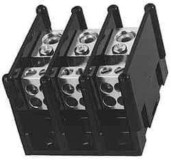 Ferraz Shawmut - 1 Pole, 155 Amp, 3/8-16 x 1-1/8 Primary, 3/8-16 x 1-15/16 Secondary, Polycarbonate Power Distribution Block - 1000 VAC/VDC, 1 Primary Connection, 3.57 Inch Long x 5 Inch Deep x 3-1/4 Inch High - All Tool & Supply