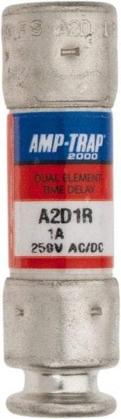 Ferraz Shawmut - 250 VAC/VDC, 1 Amp, Time Delay General Purpose Fuse - Clip Mount, 51mm OAL, 100 at DC, 200 at AC kA Rating, 9/16" Diam - All Tool & Supply