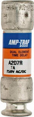 Ferraz Shawmut - 250 VAC/VDC, 7 Amp, Time Delay General Purpose Fuse - Clip Mount, 51mm OAL, 100 at DC, 200 at AC kA Rating, 9/16" Diam - All Tool & Supply