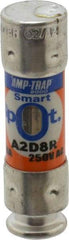 Ferraz Shawmut - 250 VAC/VDC, 8 Amp, Time Delay General Purpose Fuse - Clip Mount, 51mm OAL, 100 at DC, 200 at AC kA Rating, 9/16" Diam - All Tool & Supply