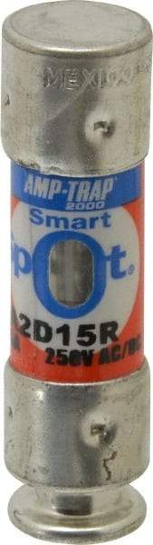 Ferraz Shawmut - 250 VAC/VDC, 15 Amp, Time Delay General Purpose Fuse - Clip Mount, 51mm OAL, 100 at DC, 200 at AC kA Rating, 9/16" Diam - All Tool & Supply