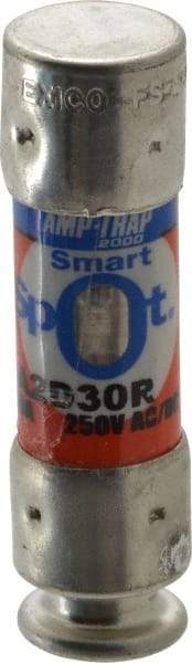 Ferraz Shawmut - 250 VAC/VDC, 30 Amp, Time Delay General Purpose Fuse - Clip Mount, 51mm OAL, 100 at DC, 200 at AC kA Rating, 9/16" Diam - All Tool & Supply