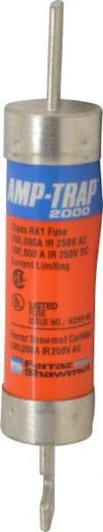 Ferraz Shawmut - 250 VAC/VDC, 100 Amp, Time Delay General Purpose Fuse - Clip Mount, 5-7/8" OAL, 100 at DC, 200 at AC kA Rating, 1-1/16" Diam - All Tool & Supply