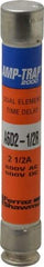 Ferraz Shawmut - 600 VAC/VDC, 2.5 Amp, Time Delay General Purpose Fuse - Clip Mount, 127mm OAL, 100 at DC, 200 at AC kA Rating, 13/16" Diam - All Tool & Supply