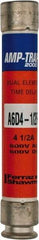 Ferraz Shawmut - 600 VAC/VDC, 4.5 Amp, Time Delay General Purpose Fuse - Clip Mount, 127mm OAL, 100 at DC, 200 at AC kA Rating, 13/16" Diam - All Tool & Supply