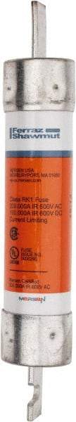 Ferraz Shawmut - 600 VAC/VDC, 90 Amp, Time Delay General Purpose Fuse - Clip Mount, 7-7/8" OAL, 100 at DC, 200 at AC kA Rating, 1-5/16" Diam - All Tool & Supply