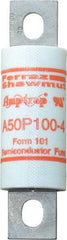 Ferraz Shawmut - 450 VDC, 500 VAC, 100 Amp, Fast-Acting Semiconductor/High Speed Fuse - Bolt-on Mount, 3-5/8" OAL, 100 at AC, 79 at DC kA Rating, 1" Diam - All Tool & Supply