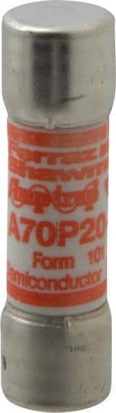 Ferraz Shawmut - 650 VDC, 700 VAC, 20 Amp, Fast-Acting Semiconductor/High Speed Fuse - Clip Mount, 50.8mm OAL, 100 at AC/DC kA Rating, 9/16" Diam - All Tool & Supply