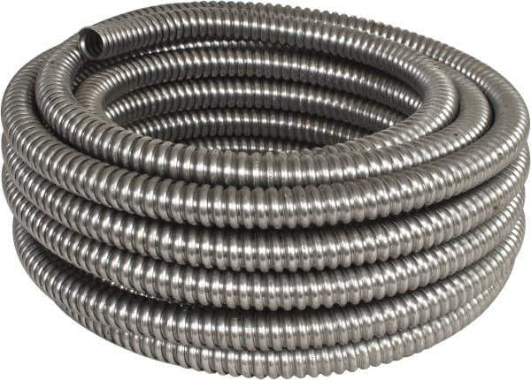 Made in USA - 3/4" Trade Size, 50' Long, Flexible Reduced Wall Flex Conduit - Aluminum - All Tool & Supply