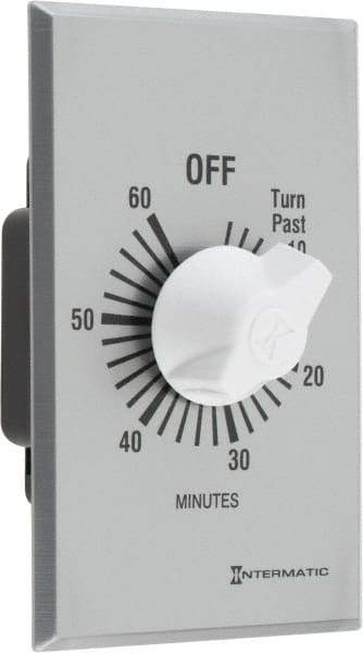 Intermatic - 1 hr Indoor Analog Spring-wound Mechanical Timer - 125 VAC, 50/60 Hz, - All Tool & Supply