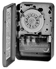 Intermatic - 24 hr with Day Skipper Outdoor Analog Electromechanical Timer Switch - 10 On/Off per Day, 208 to 277 VAC, 60 Hz, - All Tool & Supply