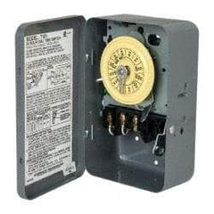 Intermatic - 24 hr Indoor Analog Electromechanical Timer Switch - 1 to 12 On/Off, 125 VAC, 60 Hz, - All Tool & Supply